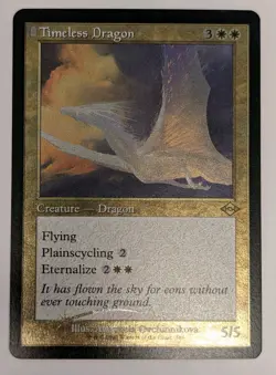 Timeless Dragon (Retro Frame) (Foil Etched) Modern Horizons 2 - MTG RARE - Image 1