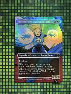 MTG Invisible Woman, Sue Storm #0323 Foil Bord. U Marvel Super Heroes (MSH) - Image 1