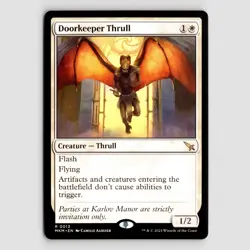 Doorkeeper Thrull - MKM #13 Rare - NM / Mint Murder at Markov Single - Image 1