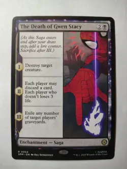 The Death of Gwen Stacy 54 R Marvel's Spider-Man Magic: The Gathering Near Mint - Image 1