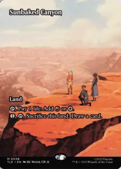 Sunbaked Canyon (Borderless) 58 TLE Avatar: The Last Airbender: Eternal-Legal M - Image 1