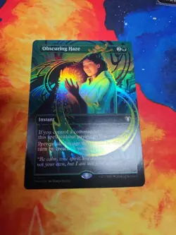 Obscuring Haze (Borderless) - Commander Masters (CMM) - Foil - NM - Image 1