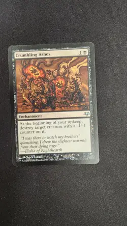 Crumbling Ashes Moderate Play MTG Magic - Image 1