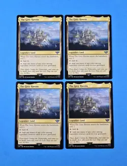 4x The Grey Havens Lord Of The Rings Tales Middle Earth 2023 LTR Mtg Land 255 - Image 1