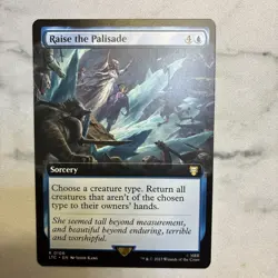 Raise the Palisade (Extended Art) Commander: the Lord of the Rings: Regular - Image 1