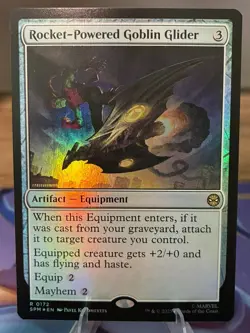 Magic: The Gathering TCG - Rocket-Powered Goblin Glider SPM-0172 - Rare Foil - Image 1