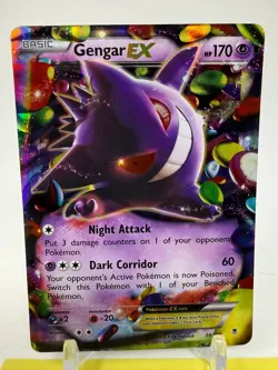 Pokemon Gengar EX 34/119 XY Phantom Forces Ultra Rare Holo 170 HP English P4 - Image 2