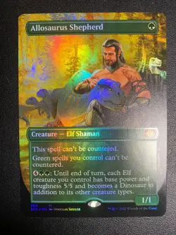 Allosaurus Shepherd (Foil Borderless) Doubler Masters NM - Image 1