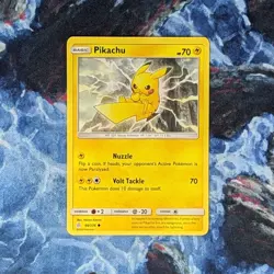1x Pikachu (Cosmic Eclipse) Common Pokemon TCG (66/236) - Image 1