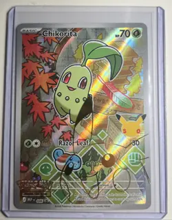 Pokemon Chikorita 046 Me: Mega Evolution Promo Holo (NM) - Image 1