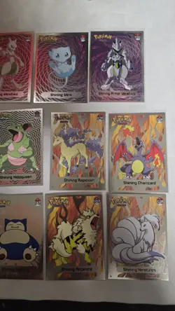 Pokemon Lot Of 25 Cards Infinity Peru Shining Dragonite Mewtwo Mew Eevee Pikachu - Image 2