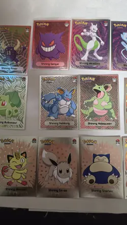 Pokemon Lot Of 25 Cards Infinity Peru Shining Dragonite Mewtwo Mew Eevee Pikachu - Image 3