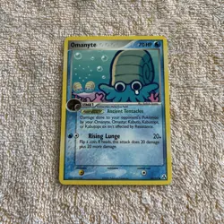 Pokemon TCG Omanyte EX Legend Maker 60/92 Regular Common Non-Holo NM - Image 1