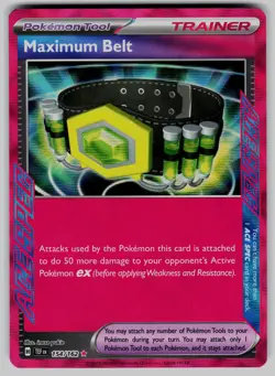 Maximum Belt 154/162 ACE SPEC Rare Temporal Forces Pokemon Near Mint - Image 1