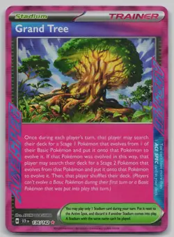 Grand Tree 136/142 ACE SPEC Rare Stellar Crown Pokemon Holo Near Mint - Image 1