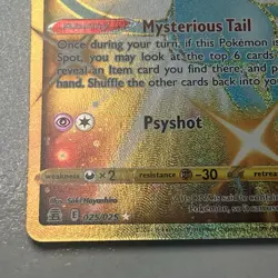 Pokemon TCG CELEBRATIONS Mew Secret Rare Gold Shiny Mew 025/025 NM Card - Image 5