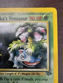 Pokemon TCG Erika's Venusaur Holo Rare Gym Challenge 4/132 NM Condition - Image 3