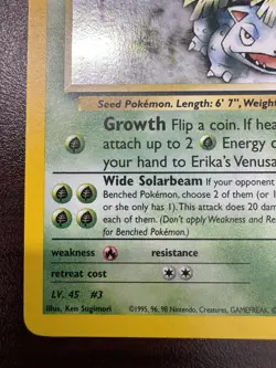 Pokemon TCG Erika's Venusaur Holo Rare Gym Challenge 4/132 NM Condition - Image 5