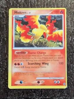 Moltres Holo Majestic Dawn 10/100 HP Pokemon TCG - Image 1