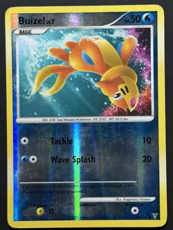 Buizel 92/147 Supreme Victors Pokemon Card Reverse Holo Common Lightly Played LP - Image 3