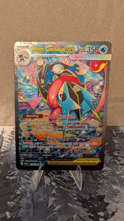 2026 Pokemon Chaos Rising Mega Greninja EX #116/86 M/NM SIR Holo - Image 1