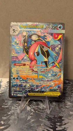 2026 Pokemon Chaos Rising Mega Greninja EX #116/86 M/NM SIR Holo - Image 5