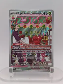 Pokemon Dipplin 170/167 Illustration Rare Twilight Masquerade Full Art NM ENGLSH - Image 1