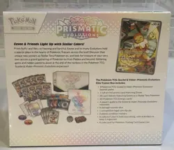 Pokemon TCG Scarlet & Violet Prismatic Evolutions Elite Trainer Box Eevee Promo - Image 2