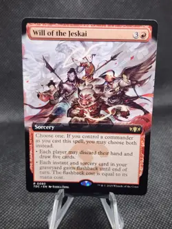 MTG - Will Of The Jeskai (Extended Art) - Commander: Tarkir: Dragonstorm - Image 1