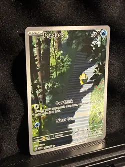 Pokemon TCG Psyduck 175/165 SV 151 Illustration Rare Holo English - Image 2