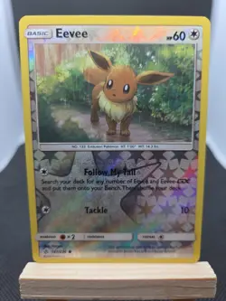 Eevee 167/236 Reverse Holo Cosmic Eclipse Sun And Moon Pokemon Tcg - Image 1
