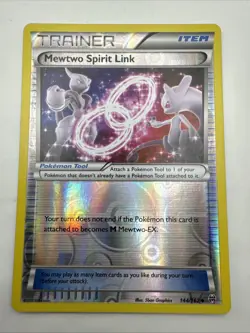 Pokemon TCG Mewtwo Spirit Link Breakthrough 144/162 Reverse Holo Uncommon - Image 1