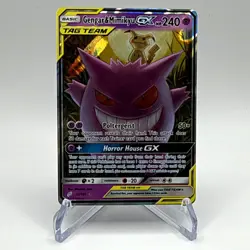 The Pokemon Company Gengar & Mimikyu GX 53/181 Team Up Holo UR ENG 2019 240 HP - Image 1