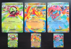 Ascended Heroes ex Boxes NM Promo Set 3x Jumbo Lenticular + 3x ex Pokemon TCG - Image 1