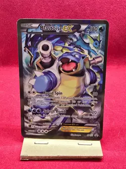 Pokemon TCG Blastoise EX (XYPR 122) XY Black Star Promos - MODERATE PLAY - Image 1