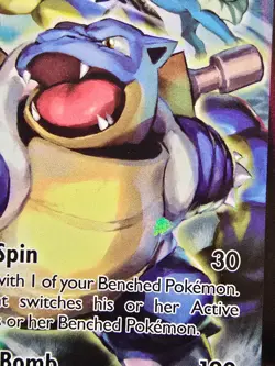 Pokemon TCG Blastoise EX (XYPR 122) XY Black Star Promos - MODERATE PLAY - Image 2