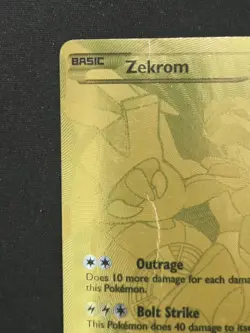 Zekrom 115/113 Full Art Secret Rare Legendary Treasures Holo Pokemon 2013 HP - Image 3