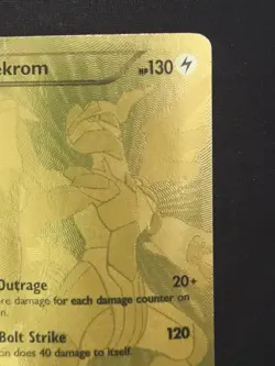 Zekrom 115/113 Full Art Secret Rare Legendary Treasures Holo Pokemon 2013 HP - Image 4