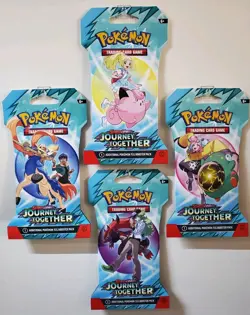Pokemon TCG Journey Together Sleeved Booster Pack (Random Art) NEW - SEALED - Image 1
