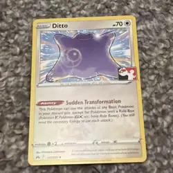 Ditto 107/159 Prize Pack Series 3 Pokemon Promo Card NM/LP Play Stamp - Image 2