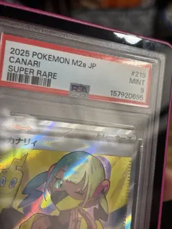 2025 POKEMON JAPANESE M2A-MEGA DREAM EX SUPER RARE #219 CANARI PSA 9 With Bonus! - Image 5