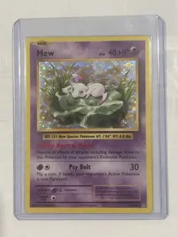 Pokemon TCG Evolutions Mew 53/108 Holo Rare English 2016 NM/M - Image 1