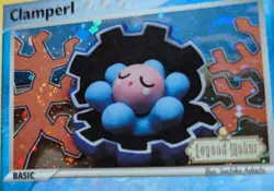 Pokemon Clamperl #51/92 English Legend Maker Stamped Cosmos Swirl - Image 4