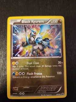 Pokemon TCG Black Kyurem BW Black Star Promos BW58 Holo Promo - Image 1