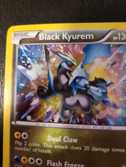 Pokemon TCG Black Kyurem BW Black Star Promos BW58 Holo Promo - Image 4