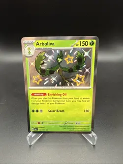 Arboliva 104/091 - Paldean Fates - Shiny Holo Rare Pokemon TCG NM - Image 1