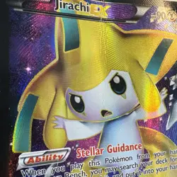 Jirachi EX (98 Full Art) 98/101 Black & White Plasma Blast Holo Pokemon Card - Image 3