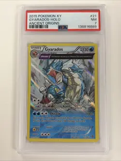 Gyarados 21/98 PSA 7 XY Ancient Origins Holo Pokemon TCG - Image 1