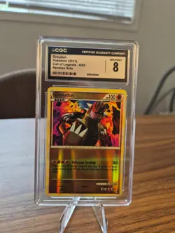 Pokemon TCG Groudon 6/95 Call of Legends Reverse Holo CGC 8 - Image 1