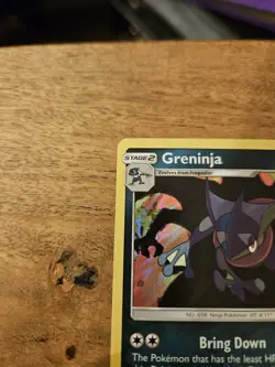 Pokemon TCG Greninja Holo Rare Card Unbroken Bonds 117/214 - Image 2